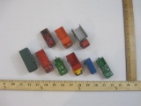 Lot of Vintage Diecast Cars from Tootsie, Lesney and Corgi including US Mail, fire truck, dump