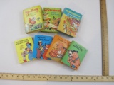 Seven Vintage Children's Books including Flintstones, Yogi Bear, Bug Bunny, Mickey Mouse and more,