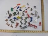 Lot of Assorted Soldiers and Toy Figures, most plastic, see pictures for included parts and pieces,