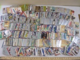 Large Lot of Assorted Sports Trading Cards from various brands and years including NBA, NFL and MLB,