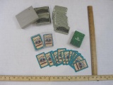 Four Souvenir Playing Card Decks from Kurth Cottage, Poker Room and Ellis Island, 2 decks are