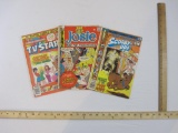 Three Vintage Comic Books including Archie Giant Series Josie and the Pussycats Nos. 61 (1972),