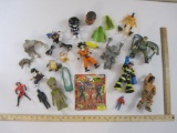 Large Lot of Assorted Toys and Action Figures from Mattel, Titan Sports, ReAction Figures and more,