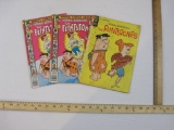 Three Hanna-Barbera's The Flintstones Comic Books from Marvel and Gold Key including No. 4 (1978)