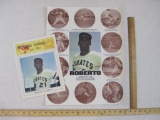 Roberto Clemente Achievement Poster and Pittsburgh Baseball and Me! Magazine, lot may be rolled and