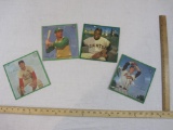 Lot of Four 1962 Sports Champions 33 1/3 RPM Baseball Records, 3 are unpunched, including Warren