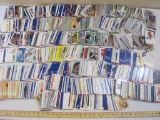 Large Lot of Assorted Sports Trading Cards from various brands and years including NBA, NFL and MLB,