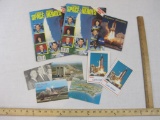 Lot of Space-Related Items including Space Heroes Magazine, Post Cards and more, 1 lb