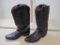 Ladies Fancy Cowboy Boots, Dan Post size 8.5 or 9