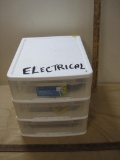 Plastic Storage Container with Electric Supplies