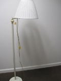 Floor Lamp with Brass Accents