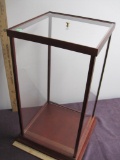 Wood and Plexiglass display case, with removeable panels, approx 15