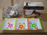 Kitchen and Entertaining Supplies, Cookie Cutters, Cr?me Brule Set New in Box, and Acrylic Snack