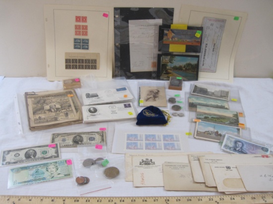 August Stamps, Coins, Paper Money and Ephemera