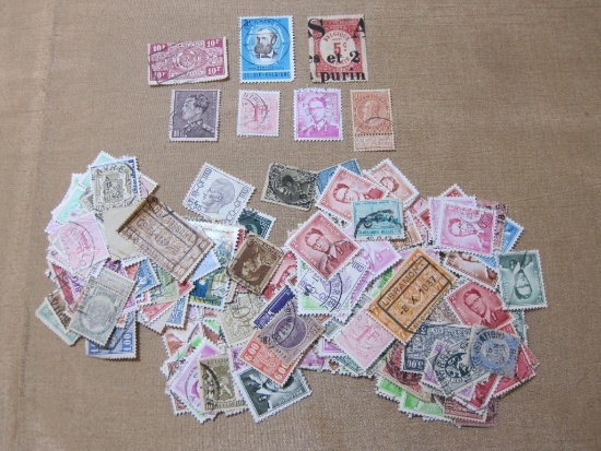 Belgium postage-stamp lot, mostly canceled