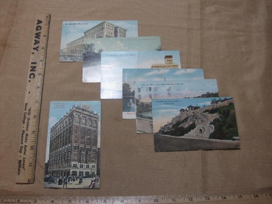Lot of Antique Missouri Postcards includes Kansas City , St. Louis