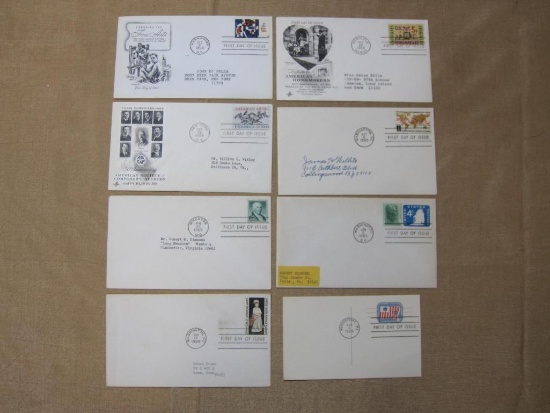 First Day of Issue lot from 1964-65, including the 50th Anniversary of American Society of