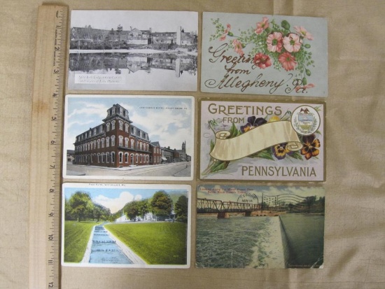 Lot of Pennsylvania postcards, including Split Rock Lodge/Lake Harmony, New Gamble Hotel/Jersey