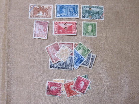 Lot of Bosnia and Herzegovina postage stamps