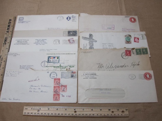 Assorted US Mail including Sealed 1930 California Tax Collecter Mail approx. 3oz