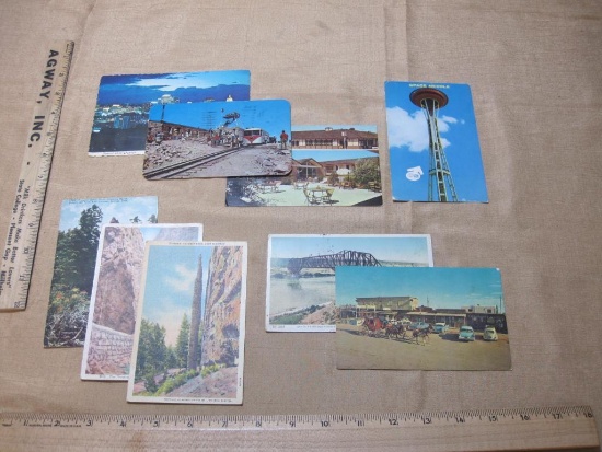 Lot of Assorted U.S Postcards including Seattle Space Needle, Colorado Landscapes , Missouri