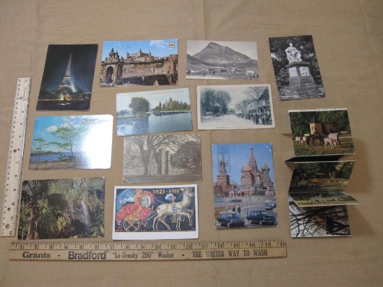 Lot of European Postcards including Hellbrunn, Paris, Spain and more