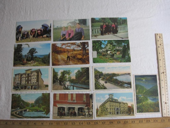 Lot of Vintage Postcards from Pennsylvania including Easton, Delaware Water Gap, Lake Wallenpaupack,