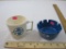Vintage Santa Fe Ceramic Mug and Plastic Ashtray, The Complete Transportation Company, 12 oz