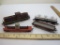Four HO Scale Train Cars including Rock Island Diesel Locomotive, Lionel Seaboard Flatcar with