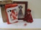 Bob Mackie Queen of Hearts Barbie Doll and Framed Reproduction of Original Signed Fashion