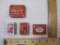 Lot of Vintage Items including 2 small matchboxes, 