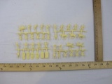 Lot of Unused Cowboys and Horses for Model Displays, unpainted and attached, 1 oz