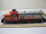 Trademark Modern Toys Pressed Metal Santa Fe Diesel Locomotive, battery operated, 1 lb 6 oz
