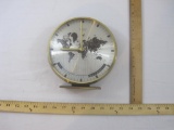 Brass Kienzle Quartz World Time Zone Mantel/Desk Clock, Germany, 1 lb 13 oz