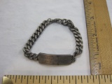 Vintage Heavy Sterling Silver Bracelet, 41.2 g