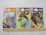 Three SOLAR Man of the Aton Comic Books Nos. 14, 23 & 25, Valiant Comics, excellent condition, 8 oz