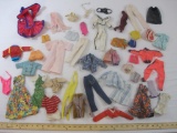 Lot of Vintage Barbie and Assorted Doll Clothes, unmarked, see pictures for included pieces, 8 oz