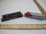 Two Lionel N Scale Santa Fe Diesel Locomotives, 1998, 9 oz