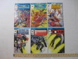 Six UNITY Time is not Absolute Comic Books, Chapters 1, 3, 6, 9, 11 &18, Valiant Comics, 15 oz