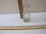 Vintage Mosteller's Dairy Half Pint Glass Milk Bottle, Williamsport PA, 9 oz