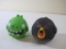 Two Angry Birds Plastic Ball Toys, 2016 Rovio, 8 oz