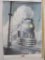Santa Fe Blue Goose 4-6-4 3464 Flies Through Kansas Thunderstorm Diesel Locomotive Train Poster, 23