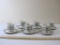 Set of 6 Royal Doulton Tapestry Fine China Saucers and Cups, excellent condition, 4 lbs