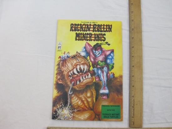 Cayford & Libby's Rockin Rollin Miner Ants Comic Book #1, 1991 Issue, Fate Comics, 3 oz