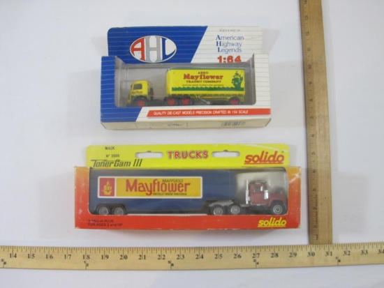 AHL Metal Die-Cast 1:64 Aero Mayflower Mack Model CJ L52102 Truck and Solido Toner Game III Mack No