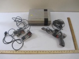 Nintendo NES Game System and Controllers, AS IS, 4 lbs 4 oz