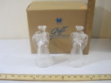 Avon Glowing Angel Crystal Candlesticks, 4lb