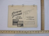 Fully Illustrated Restoring Lettering on Old Firearms by Ed Pranger Manual, 8 oz