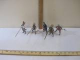 Lot of Medieval Knights from Blue Box 2004, Plastoy and more, 9 oz