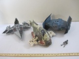 Lot of Star Wars Vehicles, Hasbro/Lucasfilms, AS IS, 3 lbs 8 oz